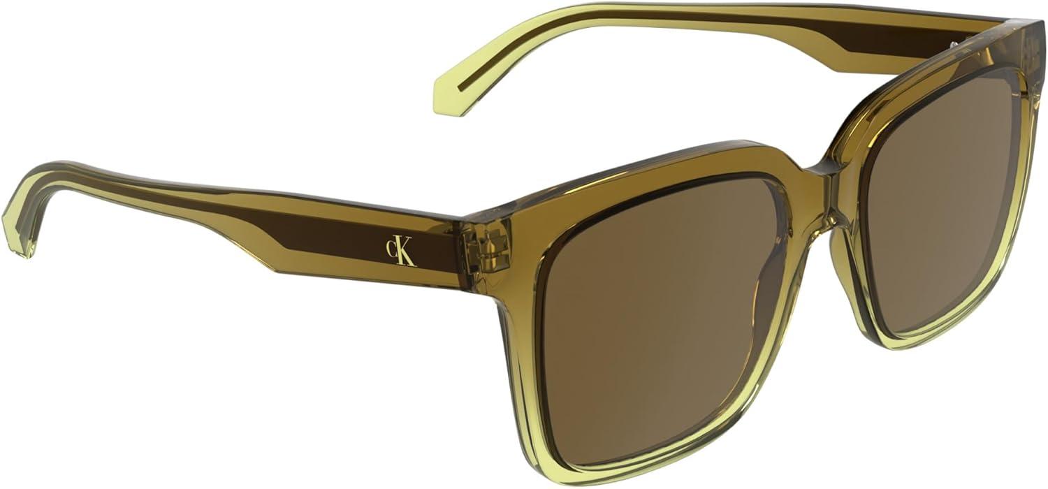 imageCalvin Klein Jeans Womens Ckj25624s Square SunglassesTransparent Gradient BrownSan