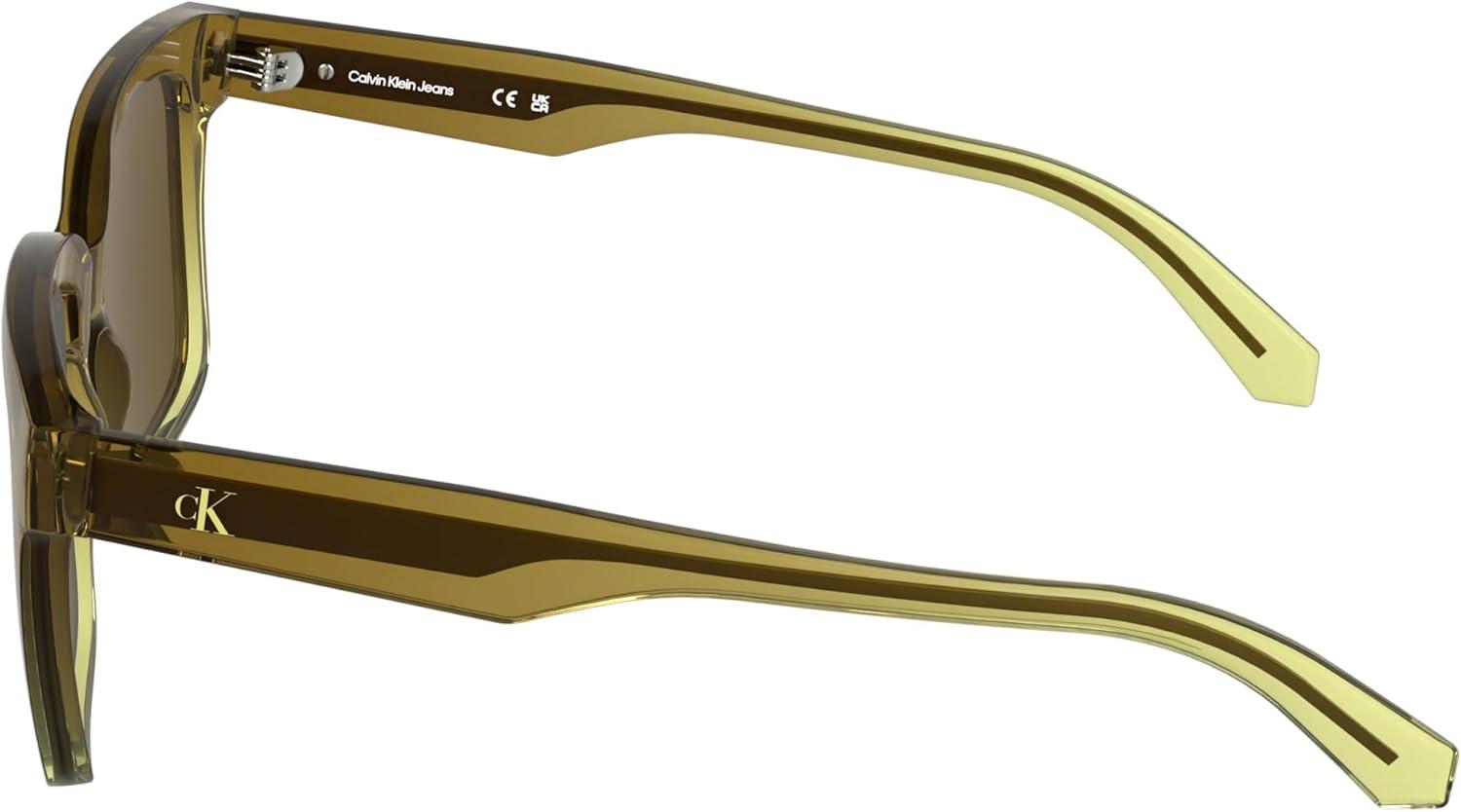 imageCalvin Klein Jeans Womens Ckj25624s Square SunglassesTransparent Gradient BrownSan