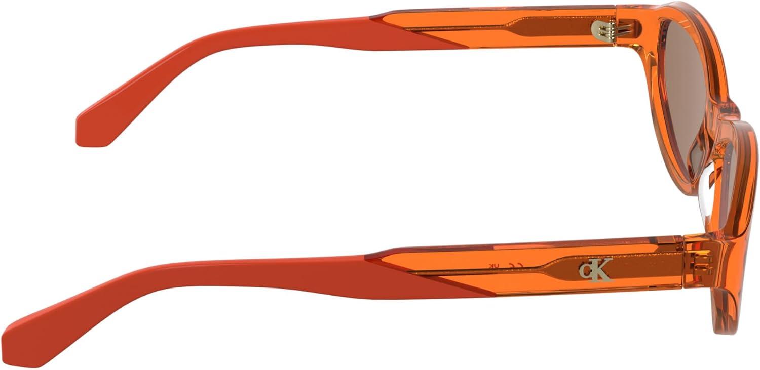 imageCalvin Klein Jeans Womens Sunglasses CKJ25618S  Transparent Orange with Solid Brown Lens