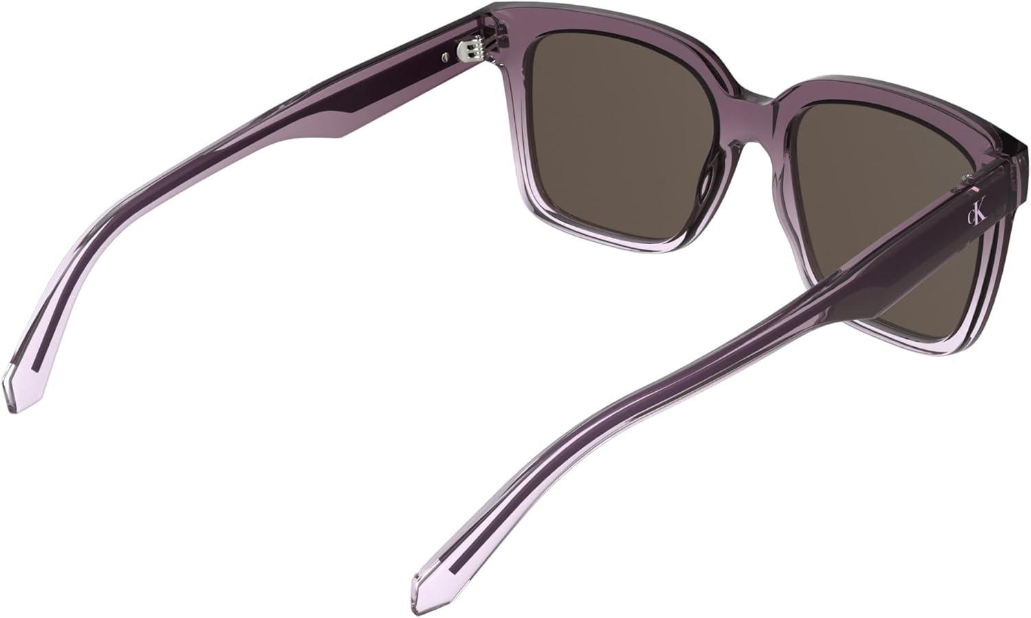 imageCalvin Klein Jeans Womens Sunglasses CKJ25624S  Transparent Gradient MauveRos with Solid Brown Lens