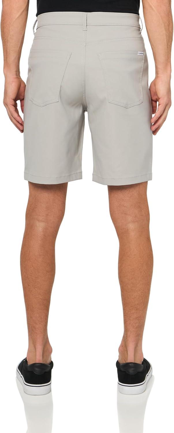 imageCalvin Klein Mens 5 Pocket Tech Classic ShortsDrizzle