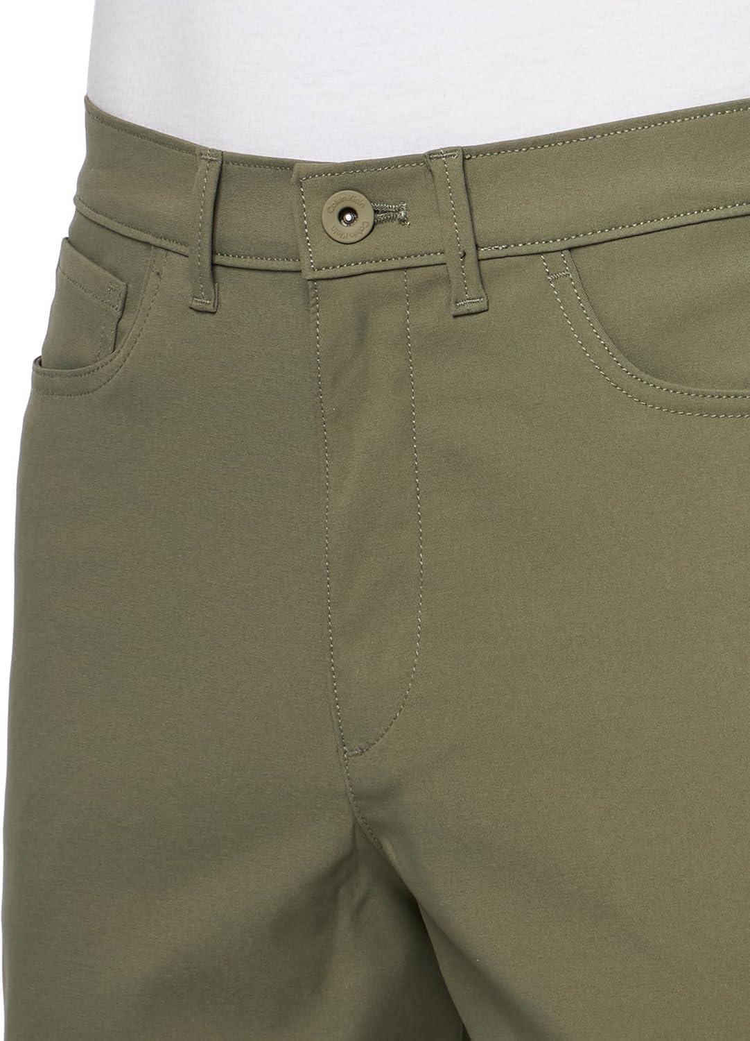imageCalvin Klein Mens 5 Pocket Tech Classic ShortsDusty Olive