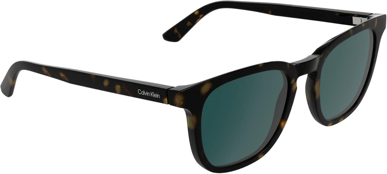 imageCalvin Klein Mens Ck25536s Rectangular SunglassesDark Havana