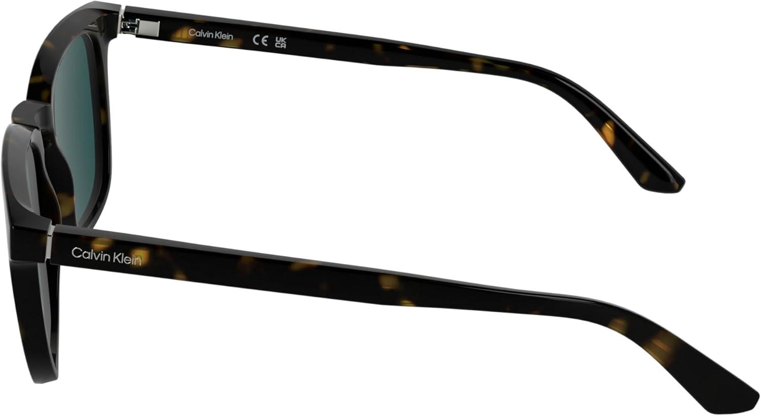 imageCalvin Klein Mens Ck25536s Rectangular SunglassesDark Havana