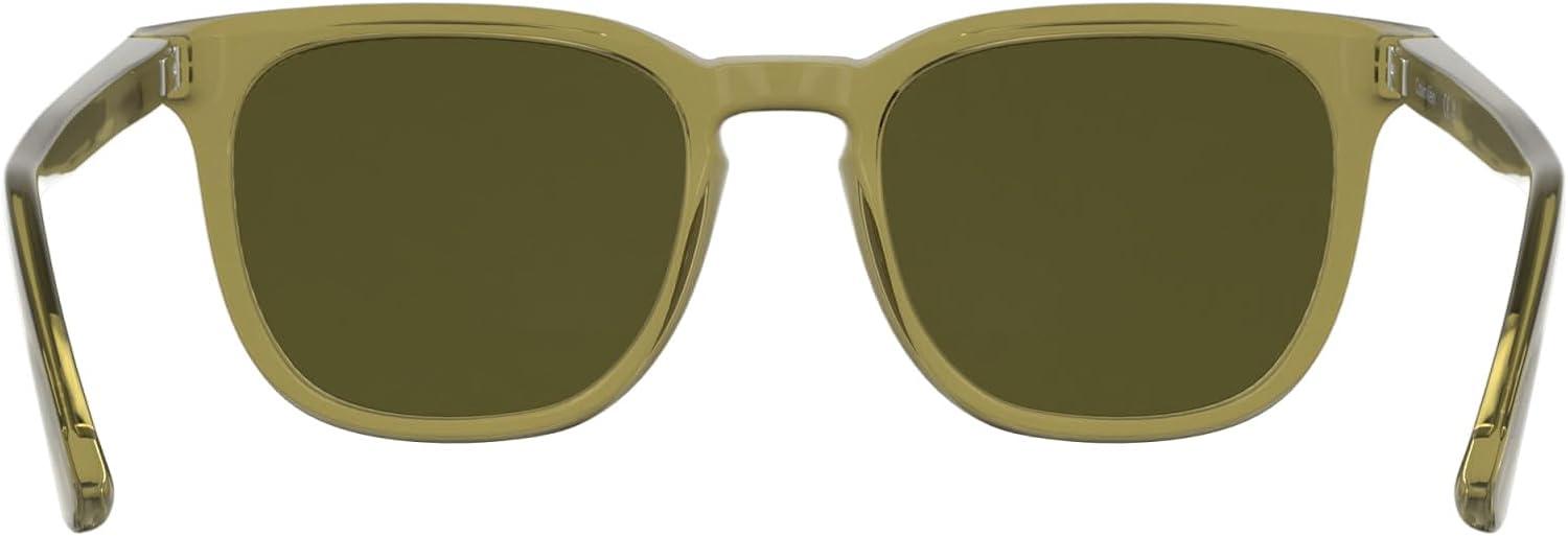 imageCalvin Klein Mens Ck25536s Rectangular SunglassesTransparent Honey