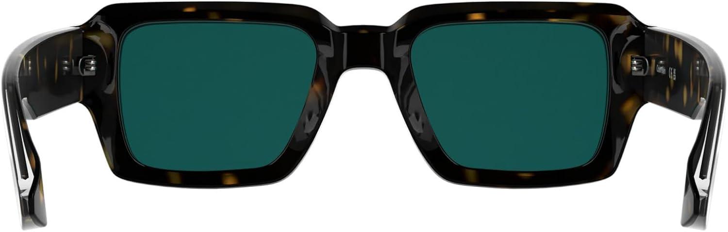 imageCalvin Klein Mens Ck25538s Rectangular SunglassesDark Havana