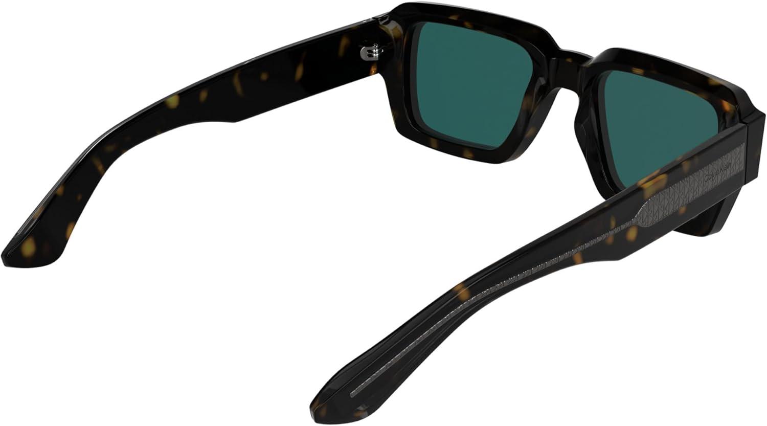 imageCalvin Klein Mens Ck25538s Rectangular SunglassesDark Havana