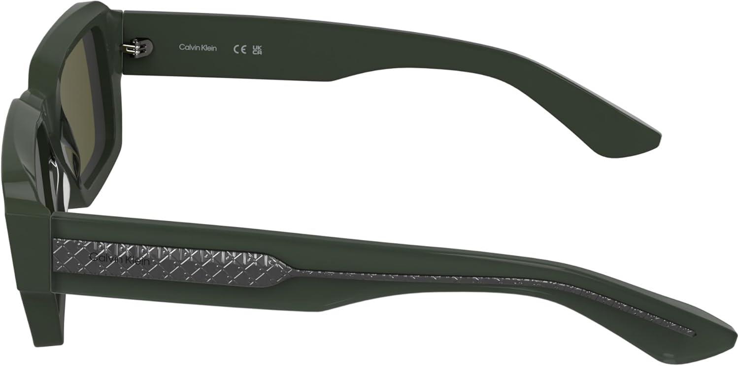 imageCalvin Klein Mens Ck25538s Rectangular SunglassesKhaki