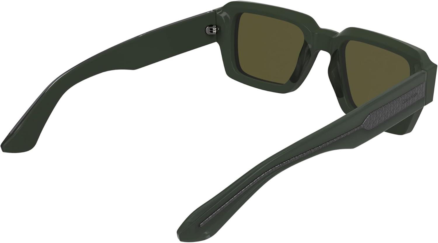 imageCalvin Klein Mens Ck25538s Rectangular SunglassesKhaki