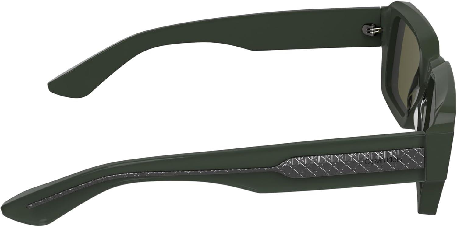 imageCalvin Klein Mens Ck25538s Rectangular SunglassesKhaki