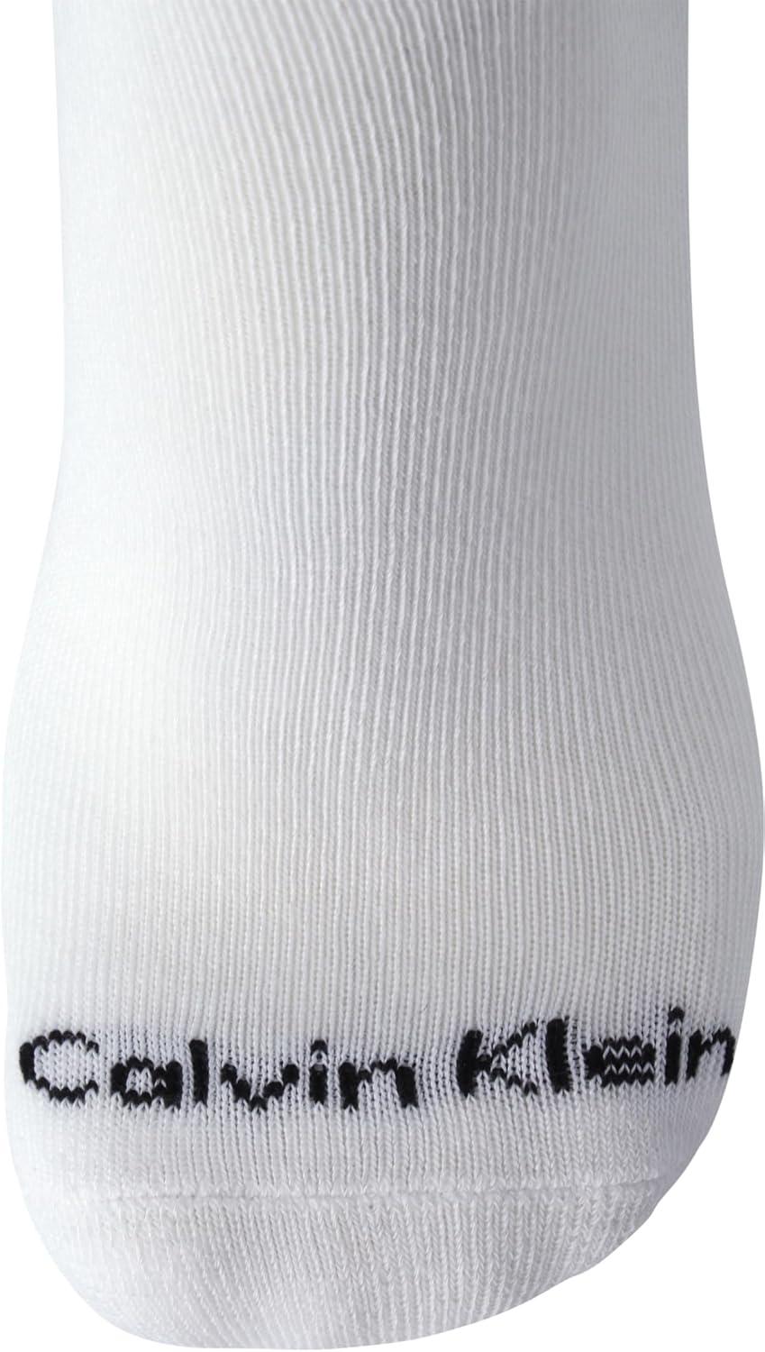 imageCalvin Klein Mens Dress Crew NonBinding Cotton Socks 6PackGrey Assorted