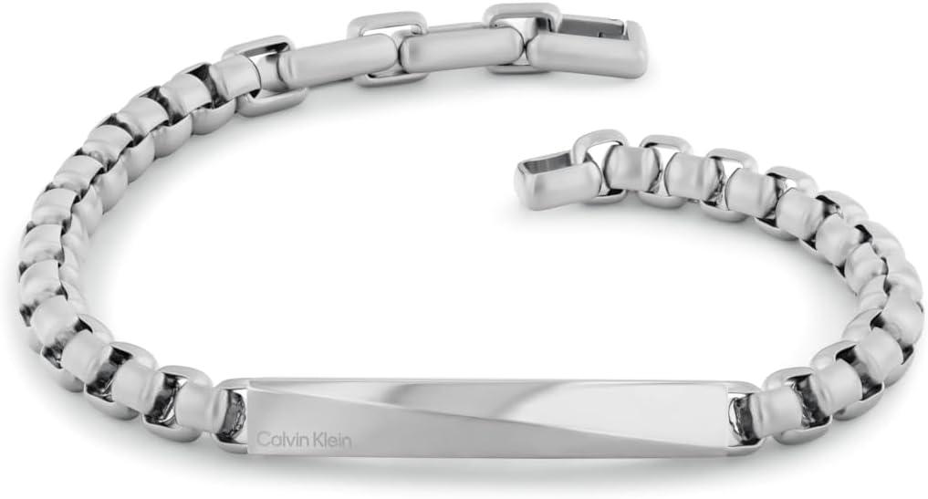 imageCalvin Klein Mens Jewelry  Iconic ID Link Bracelet  Stainless Steel  Modern Statement Accessory  Gift for Him