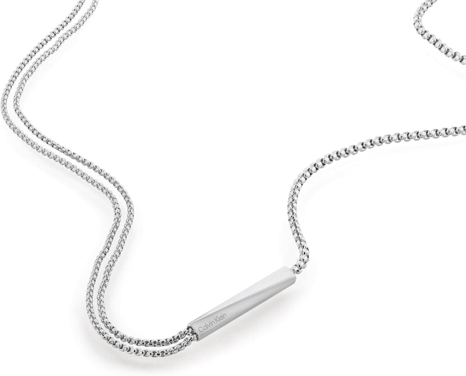 imageCalvin Klein Mens Jewelry  Iconic ID Necklace  Stainless Steel  Modern Statement Accessory  Gift for Him