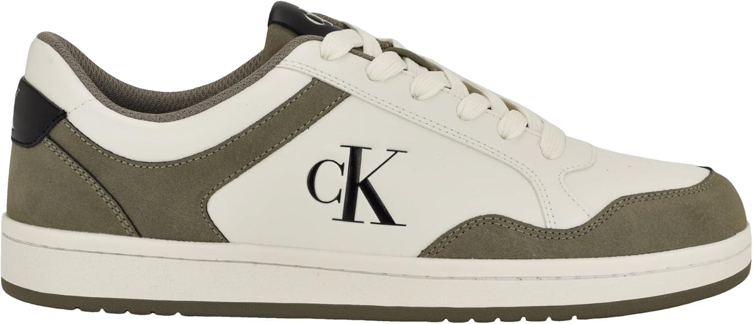 imageCalvin Klein Mens Laspian SneakerIvoryGrey Multi 150