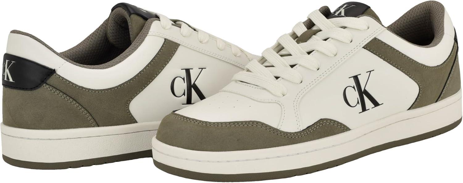 imageCalvin Klein Mens Laspian SneakerIvoryGrey Multi 150