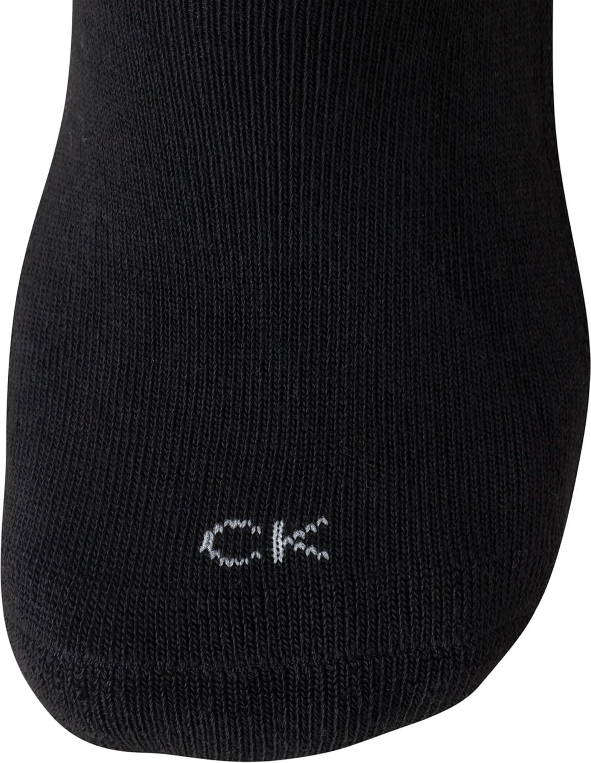imageCalvin Klein Mens Liner Socks  12 Pack Cushioned NonSlip No Show Sneaker Loafer  Ultra Low Cut Socks for Men 712All Black