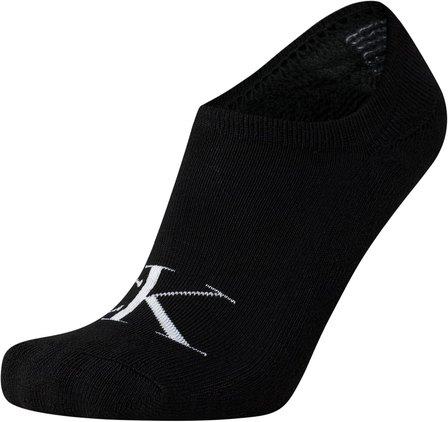 imageCalvin Klein Mens Liner Socks  12 Pack Cushioned NonSlip No Show Sneaker Loafer  Ultra Low Cut Socks for Men 712Black Logo