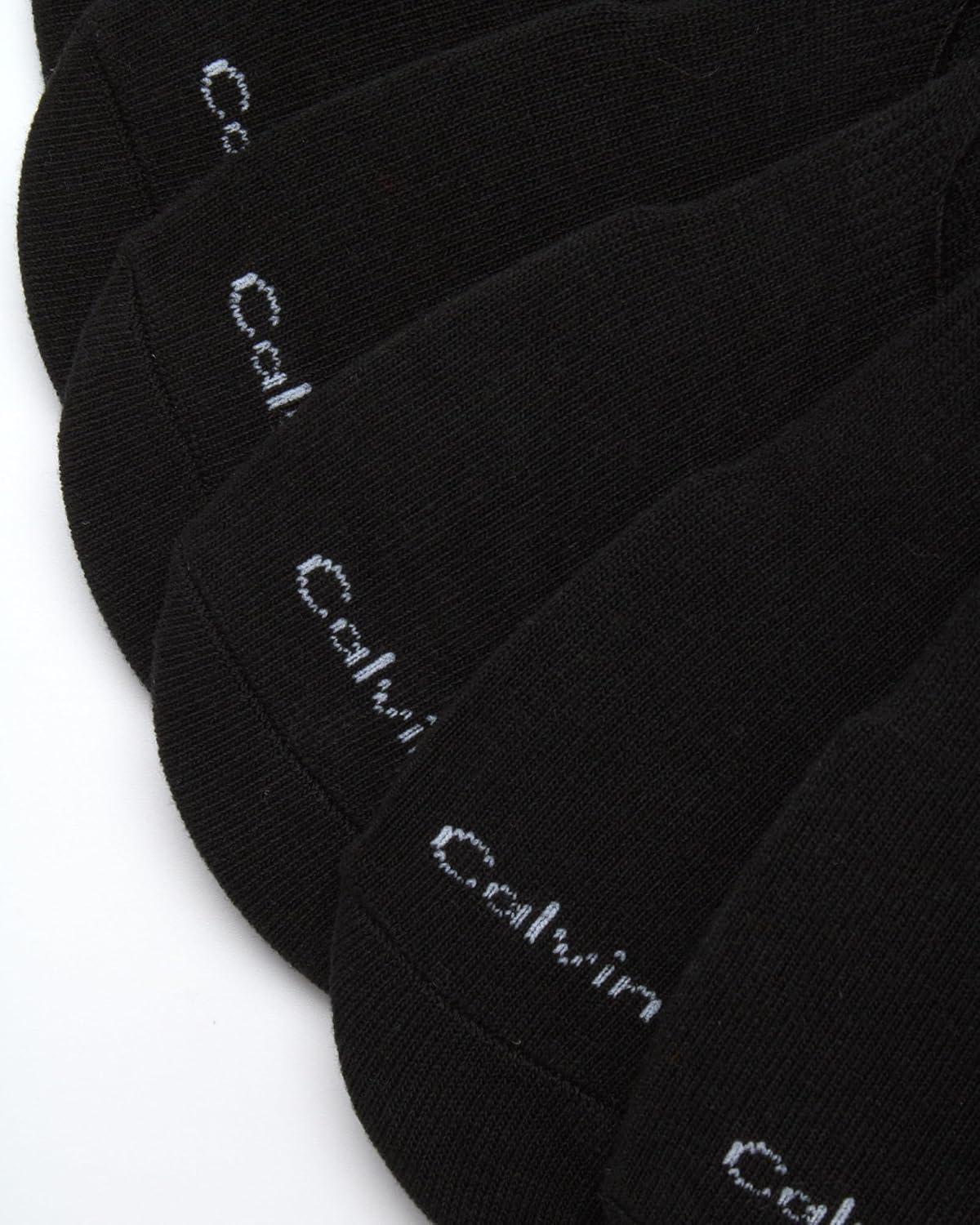 imageCalvin Klein Mens Liner Socks  12 Pack Cushioned NonSlip No Show Sneaker Loafer  Ultra Low Cut Socks for Men 712Black Texture