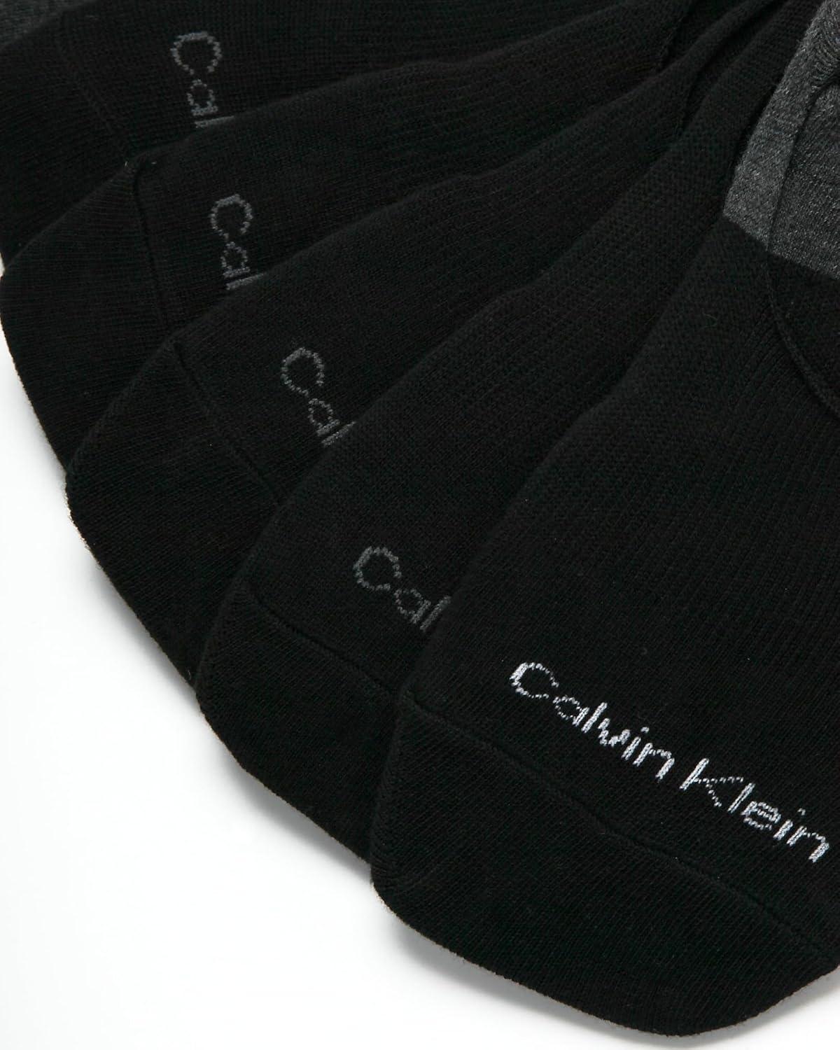 imageCalvin Klein Mens Liner Socks  12 Pack Cushioned NonSlip No Show Sneaker Loafer  Ultra Low Cut Socks for Men 712Black Ultra Low