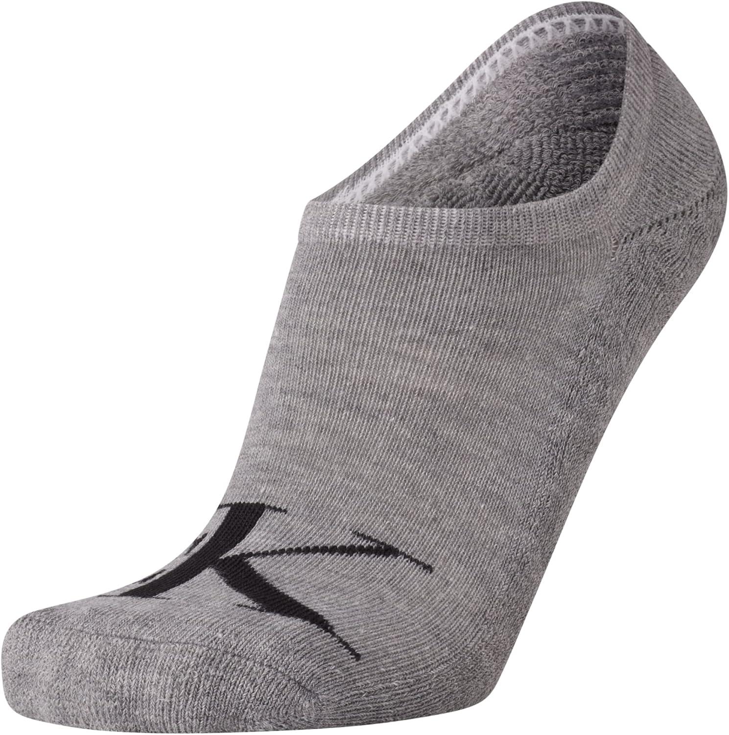 imageCalvin Klein Mens Liner Socks  12 Pack Cushioned NonSlip No Show Sneaker Loafer  Ultra Low Cut Socks for Men 712GreyWhiteBlack