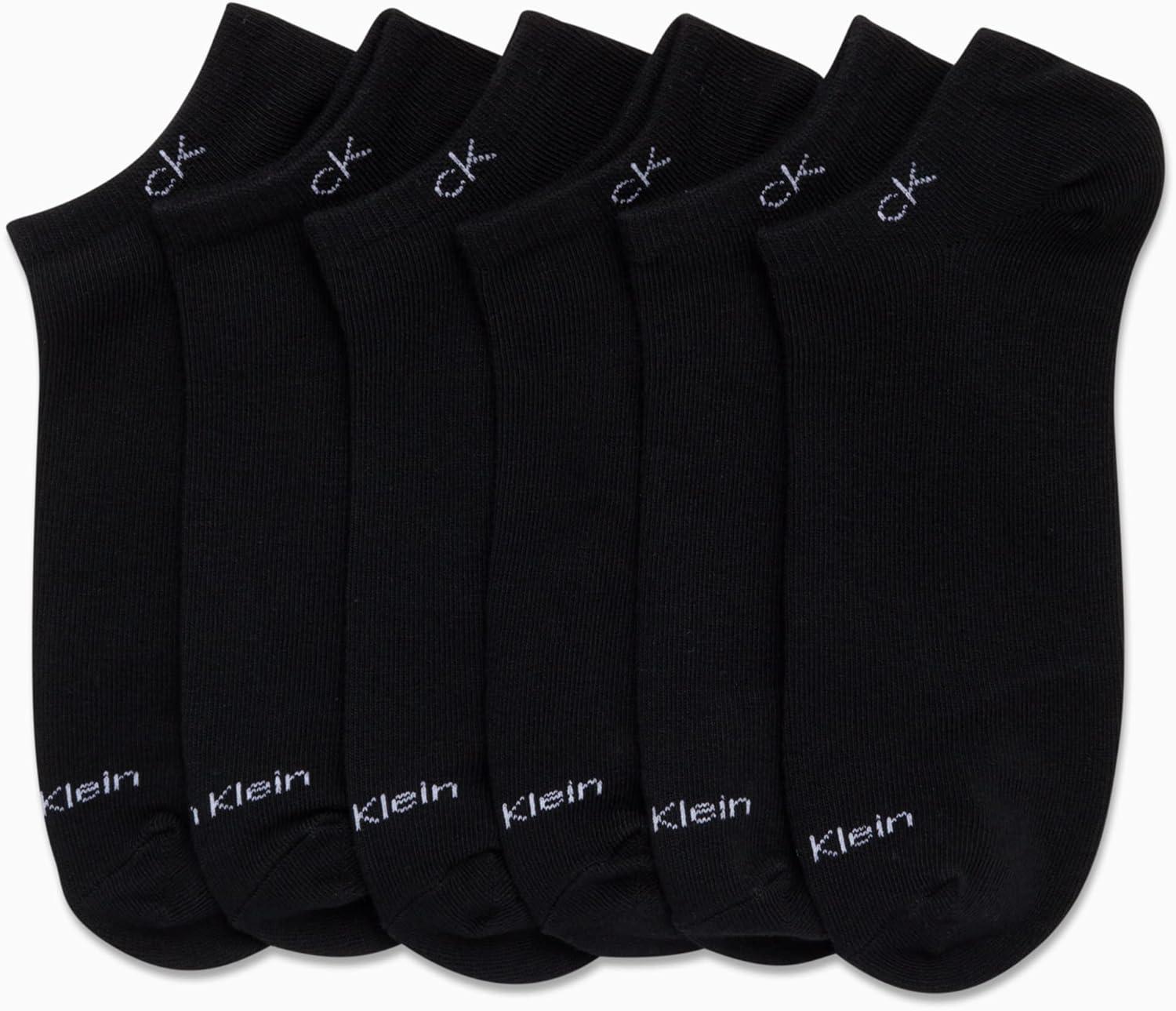 imageCalvin Klein Mens Liner Socks  12 Pack Cushioned NonSlip No Show Sneaker Loafer  Ultra Low Cut Socks for Men 712Pure Black