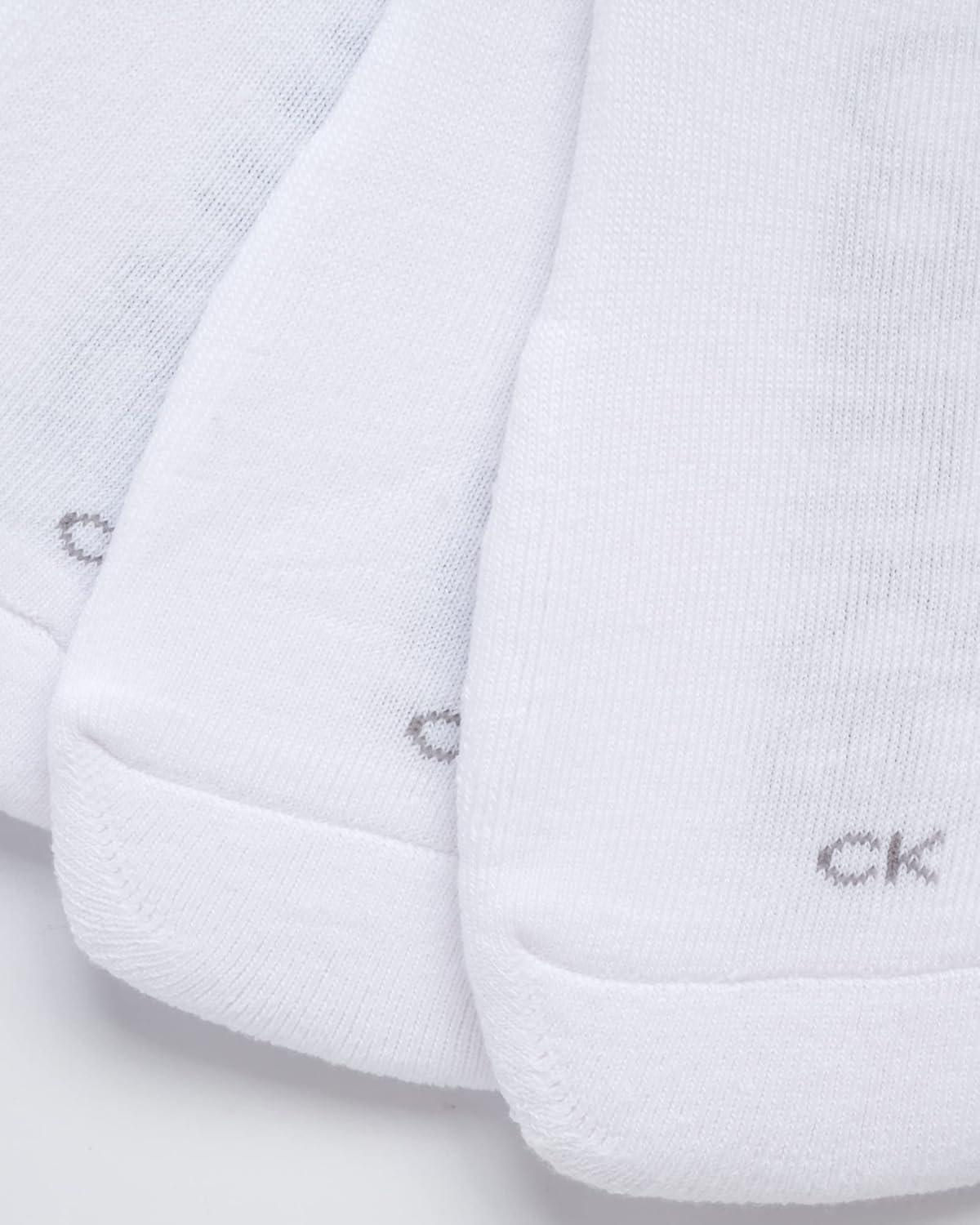 imageCalvin Klein Mens Liner Socks  12 Pack Cushioned NonSlip No Show Sneaker Loafer  Ultra Low Cut Socks for Men 712White
