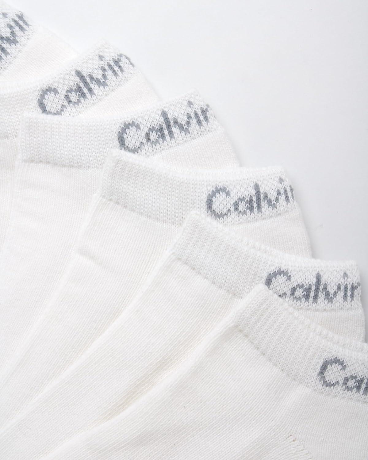 imageCalvin Klein Mens Liner Socks  12 Pack Cushioned NonSlip No Show Sneaker Loafer  Ultra Low Cut Socks for Men 712White Ck