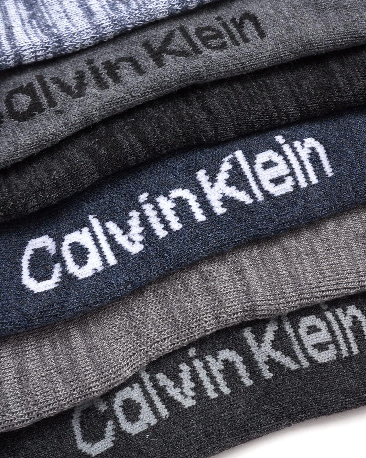 imageCalvin Klein Mens No Show Lightweight Cushioned Low Cut Socks 12 PackAssorted