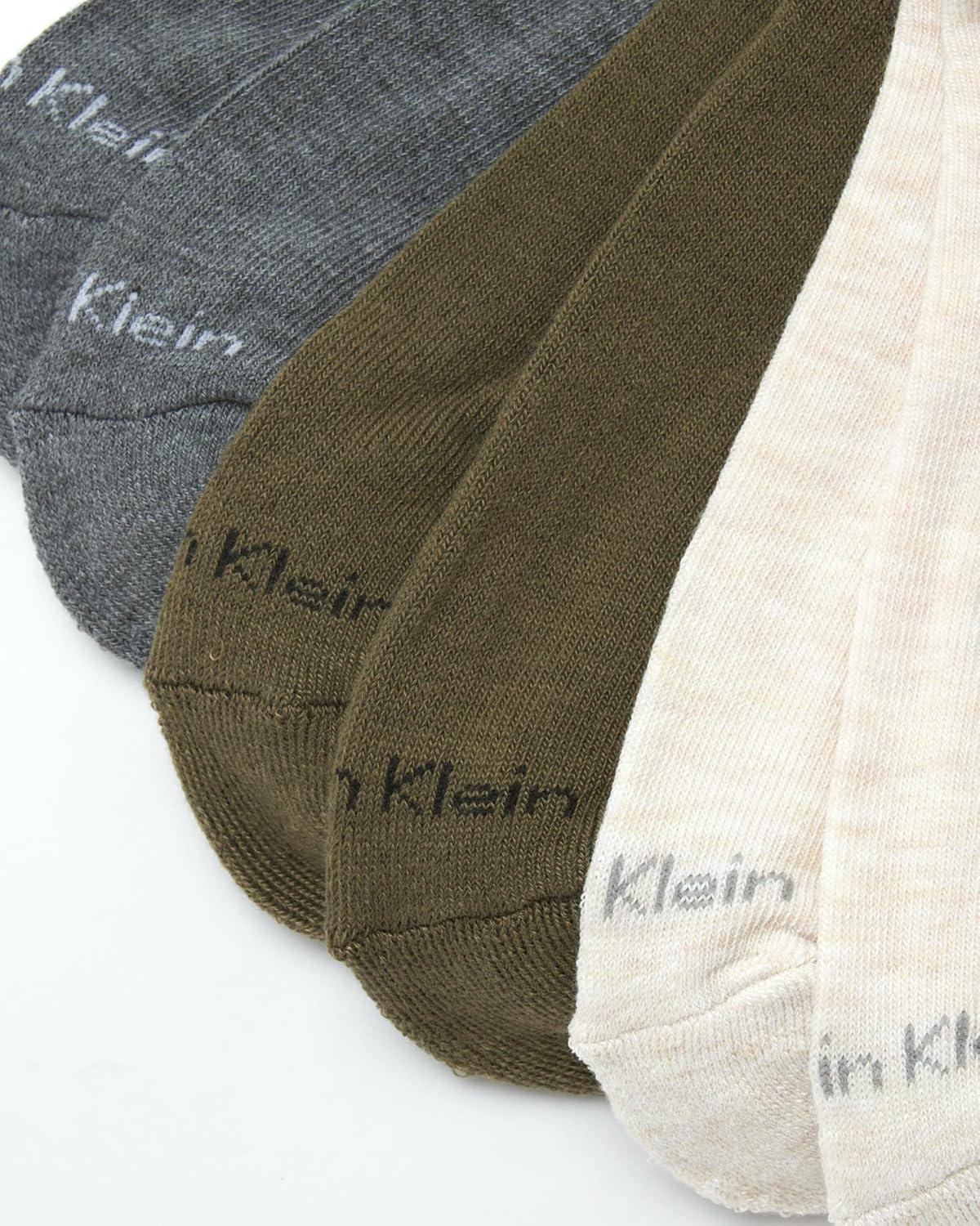 imageCalvin Klein Mens No Show Lightweight Cushioned Low Cut Socks 12 PackBeigeGrey
