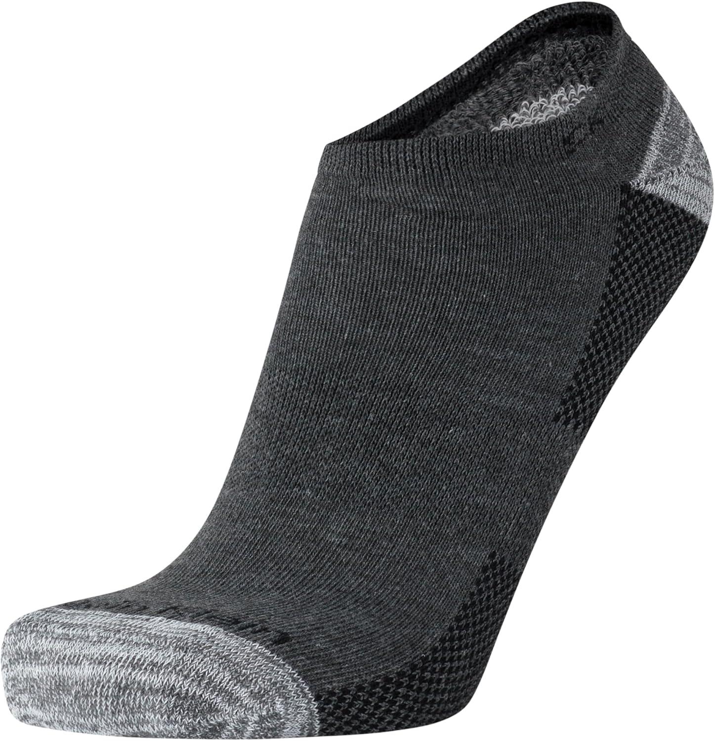 imageCalvin Klein Mens No Show Lightweight Cushioned Low Cut Socks 12 PackGrey Heather Assort