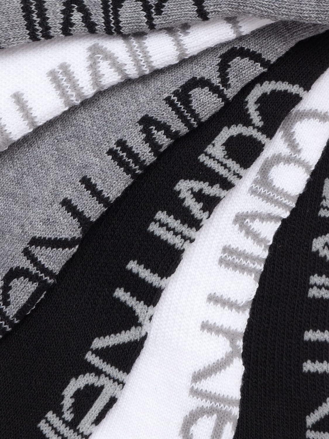 imageCalvin Klein Mens No Show Lightweight Cushioned Low Cut Socks 12 PackGreyBlackWhite