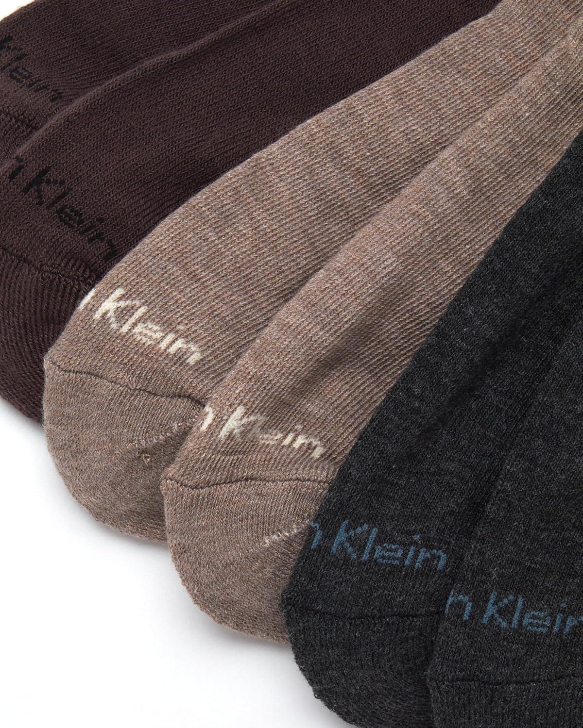 imageCalvin Klein Mens No Show Lightweight Cushioned Low Cut Socks 12 PackHeather Assorted