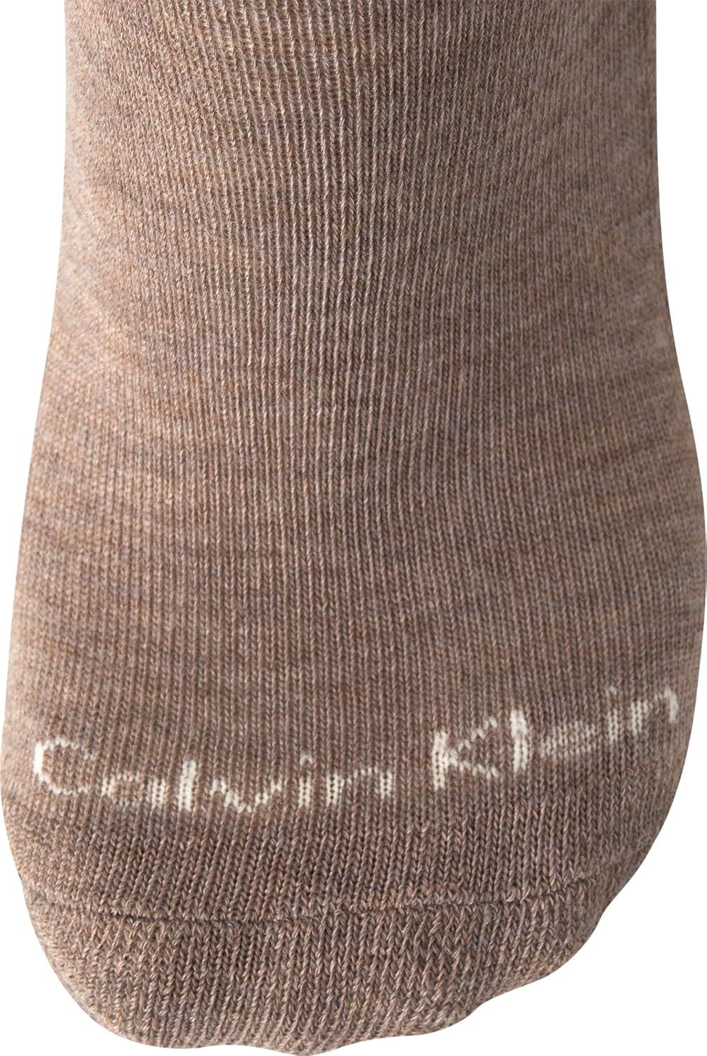 imageCalvin Klein Mens No Show Lightweight Cushioned Low Cut Socks 12 PackHeather Assorted