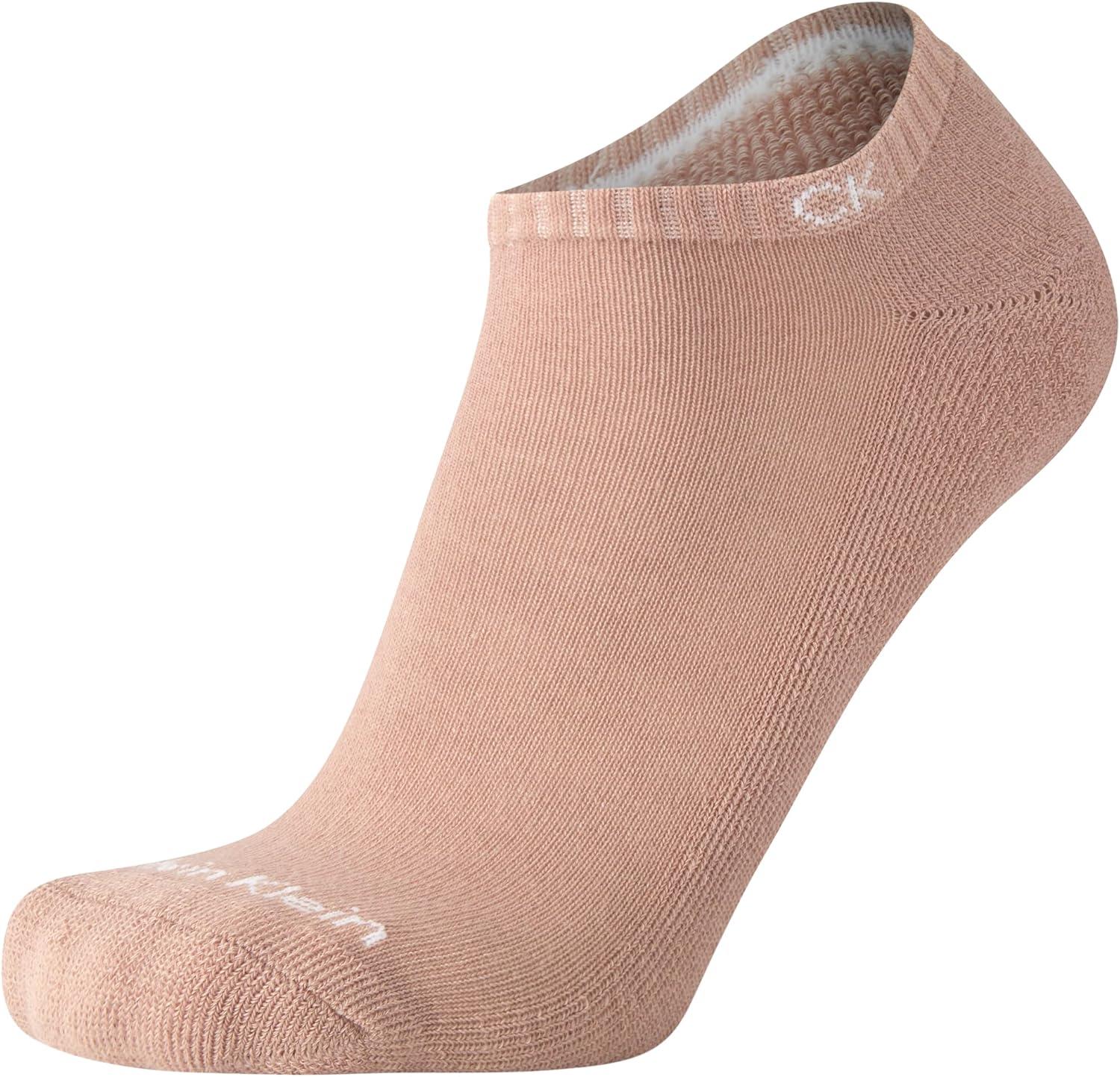 imageCalvin Klein Mens No Show Lightweight Cushioned Low Cut Socks 12 PackIvory Assorted