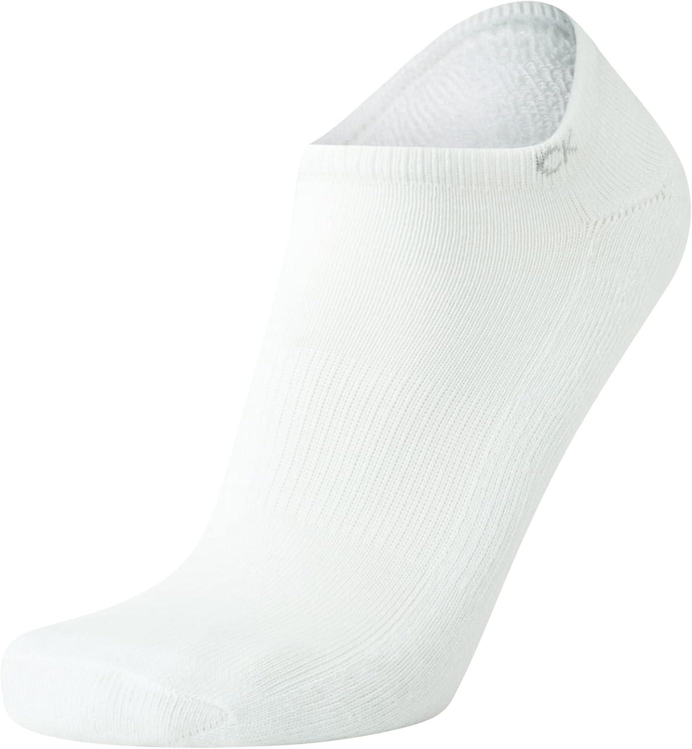 imageCalvin Klein Mens No Show Lightweight Cushioned Low Cut Socks 12 PackTrue White