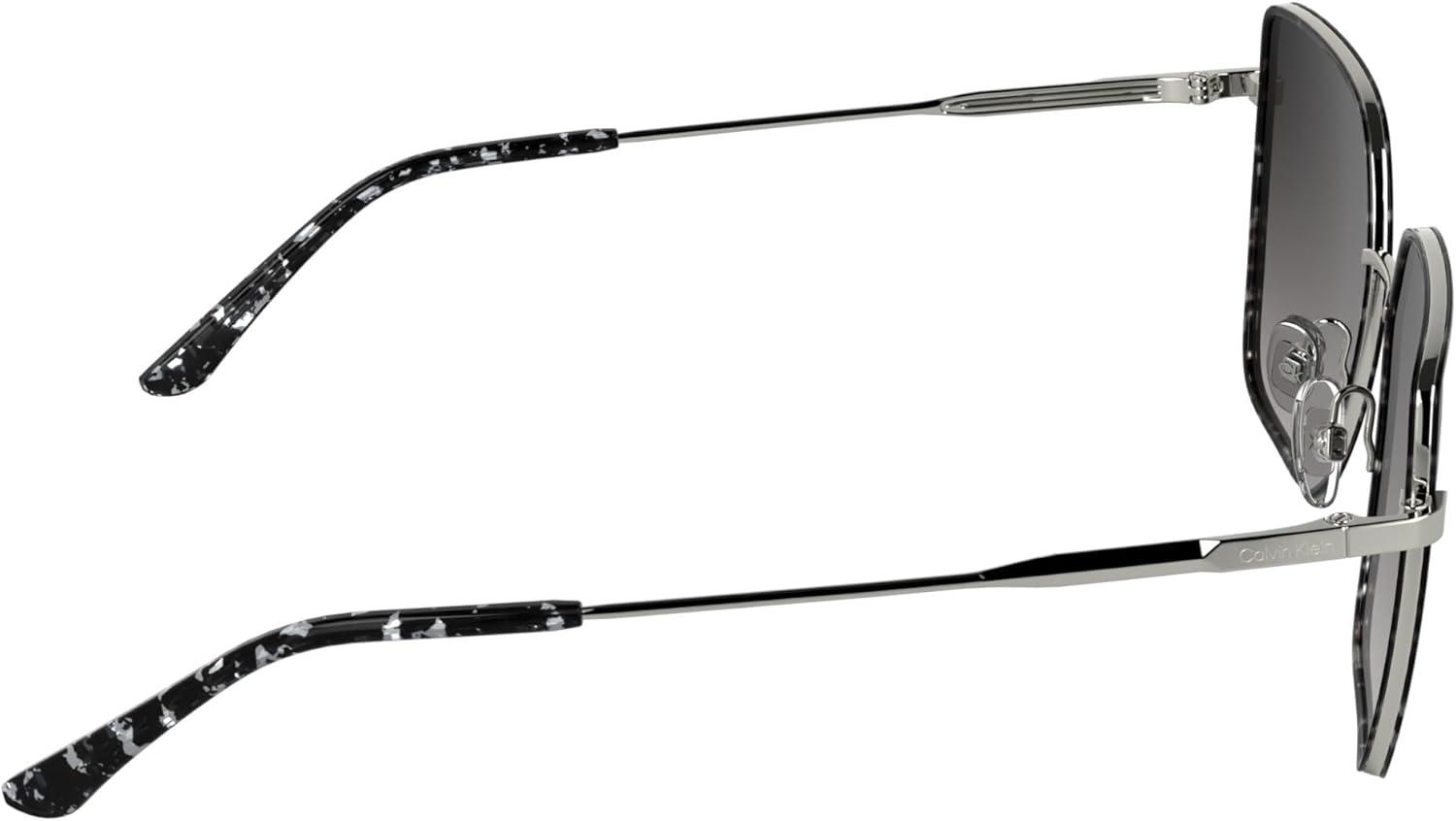 imageCalvin Klein Womens Ck25111s Rectangular SunglassesGrey Havana