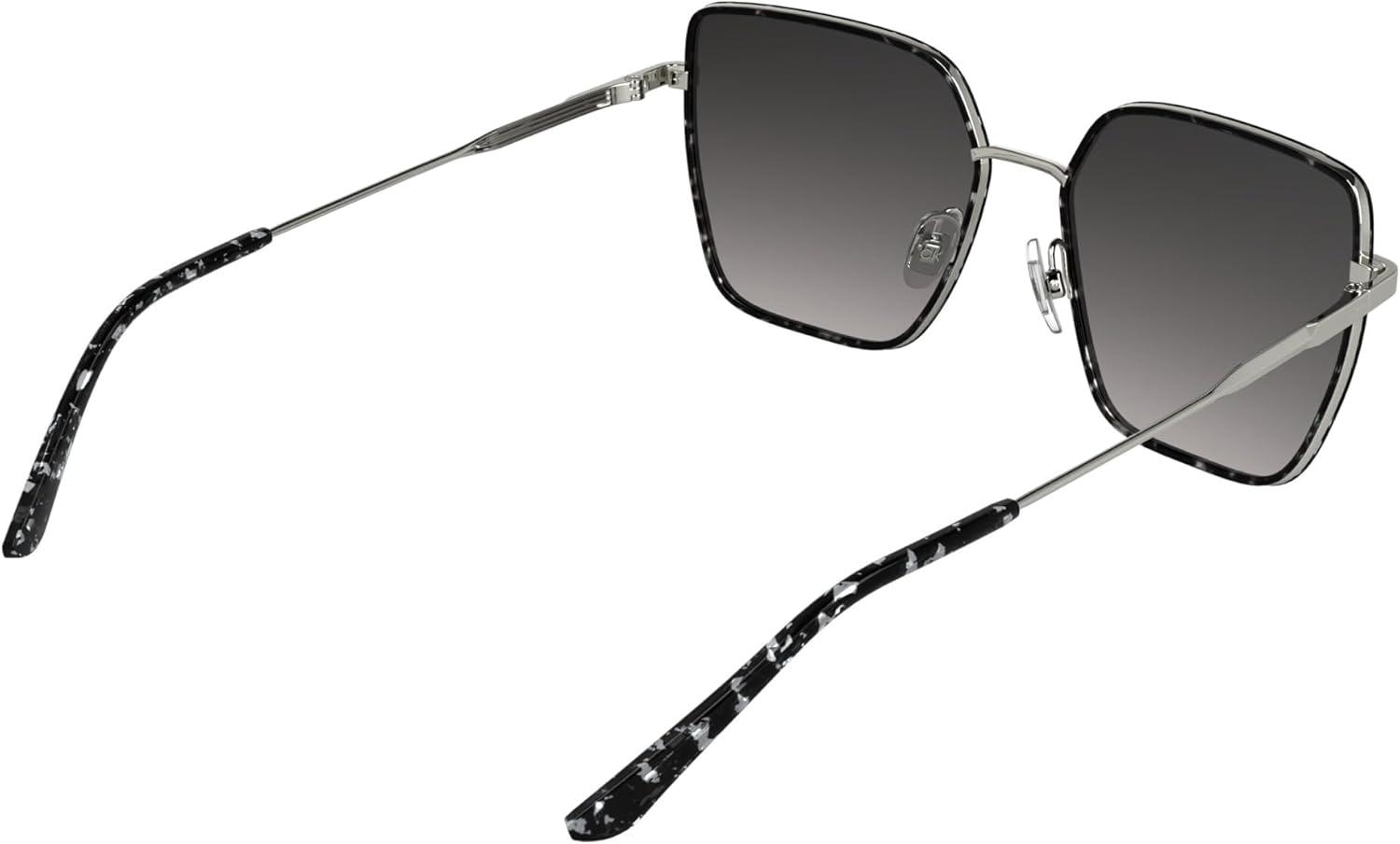 imageCalvin Klein Womens Ck25111s Rectangular SunglassesGrey Havana