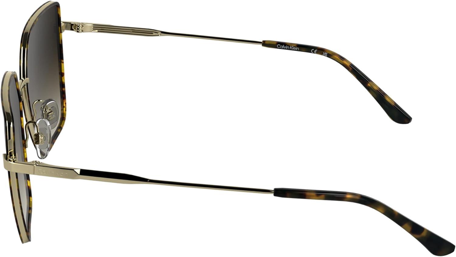 imageCalvin Klein Womens Ck25111s Rectangular SunglassesHavana