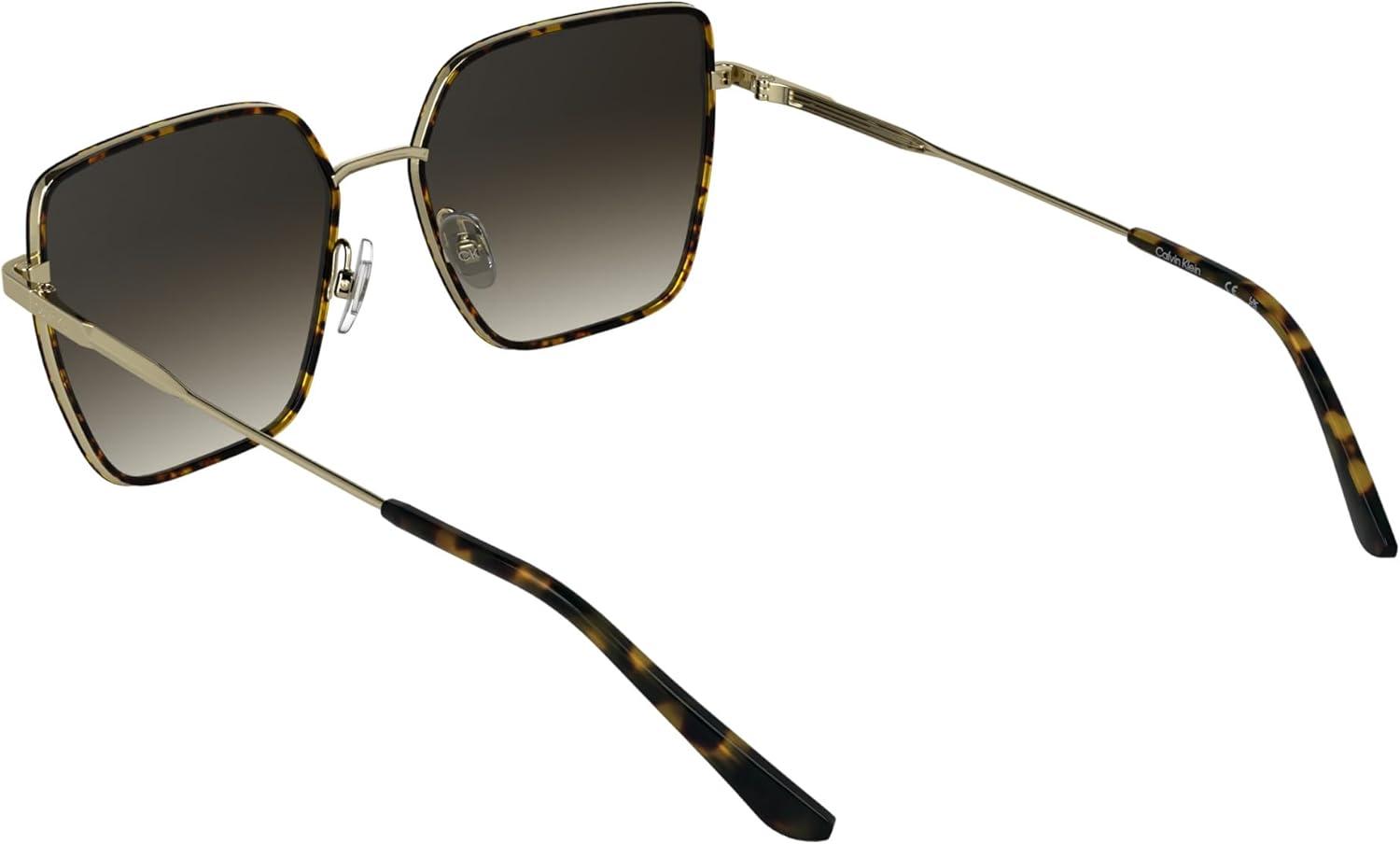 imageCalvin Klein Womens Ck25111s Rectangular SunglassesHavana