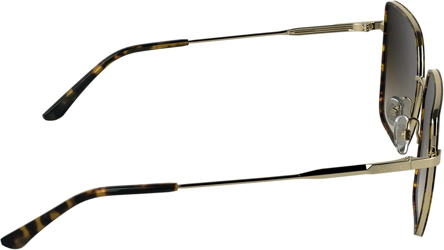 imageCalvin Klein Womens Ck25111s Rectangular SunglassesHavana