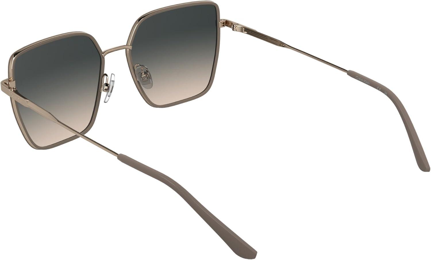 imageCalvin Klein Womens Ck25111s Rectangular SunglassesRose