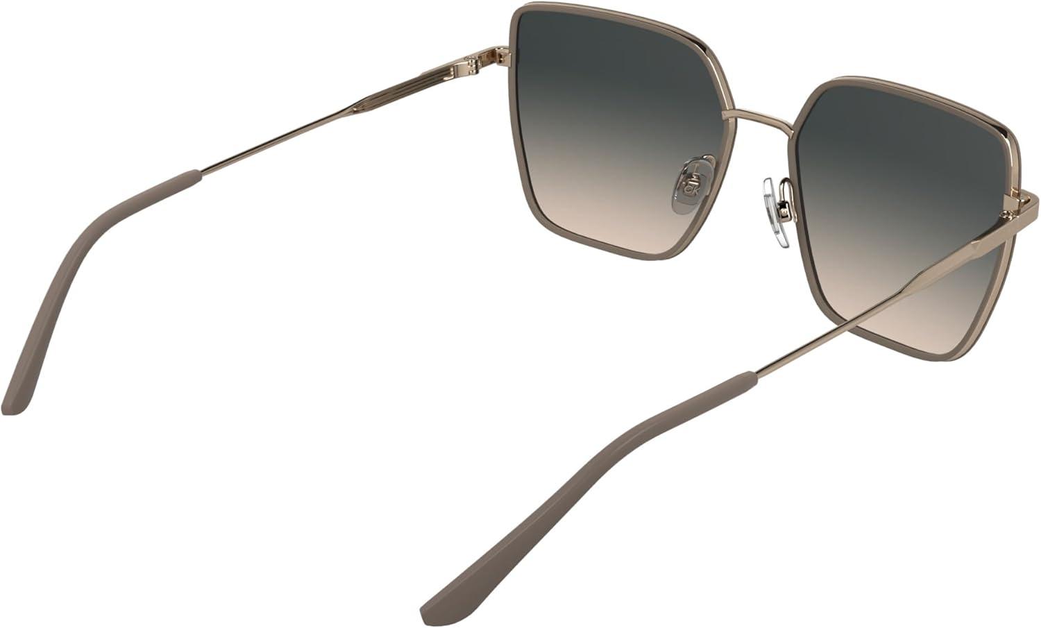 imageCalvin Klein Womens Ck25111s Rectangular SunglassesRose