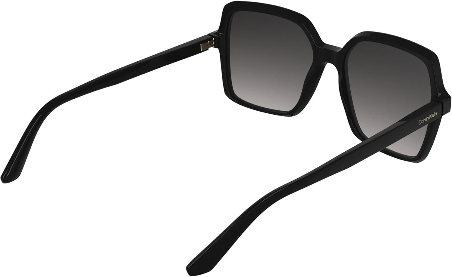 imageCalvin Klein Womens Ck25537s Rectangular SunglassesBlack