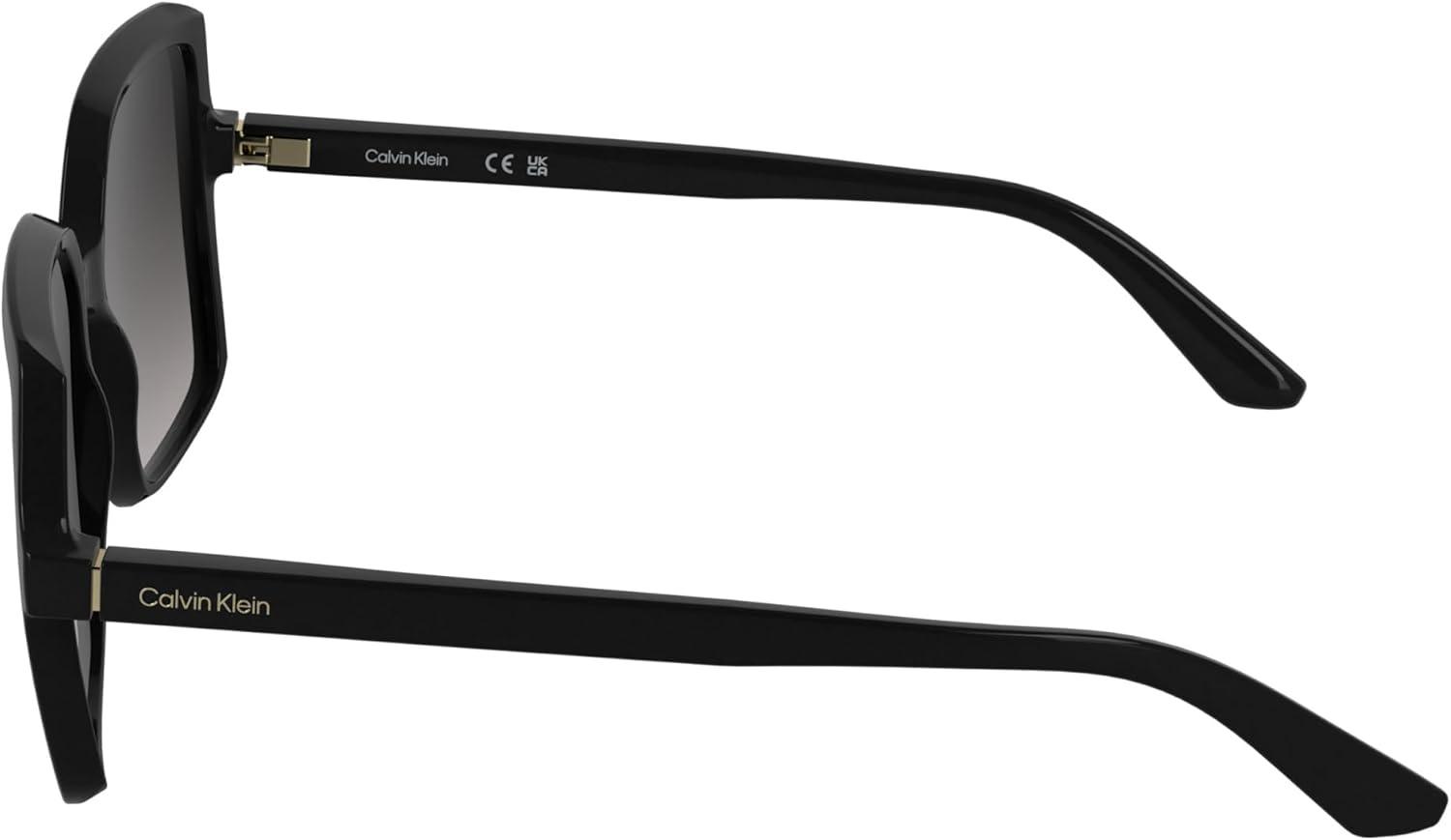 imageCalvin Klein Womens Ck25537s Rectangular SunglassesBlack