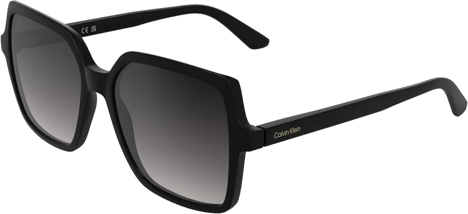 imageCalvin Klein Womens Ck25537s Rectangular SunglassesBlack