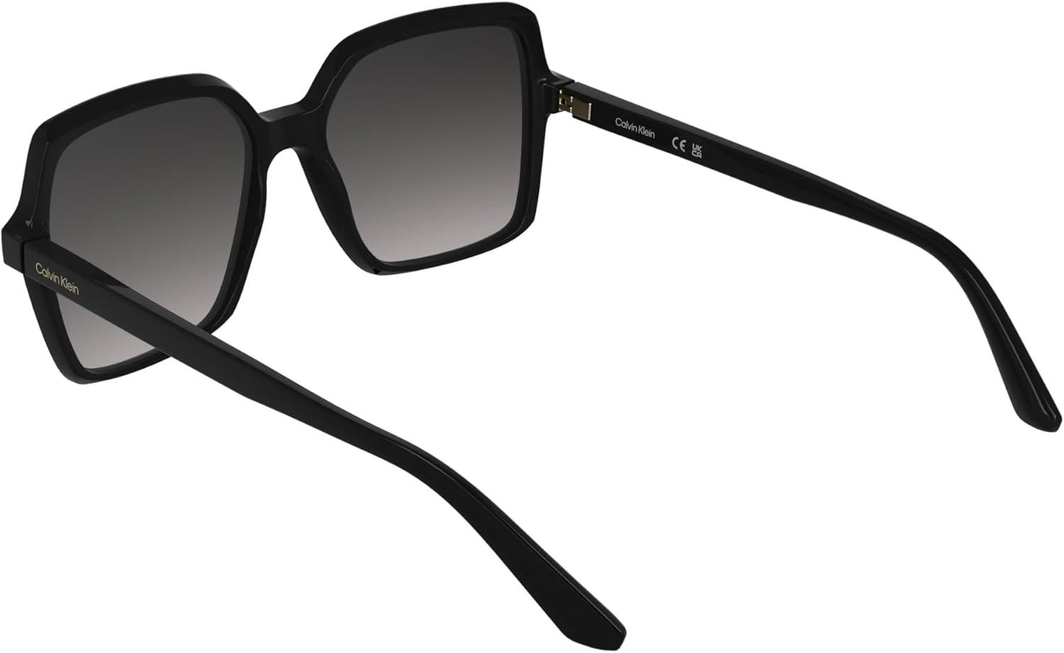 imageCalvin Klein Womens Ck25537s Rectangular SunglassesBlack