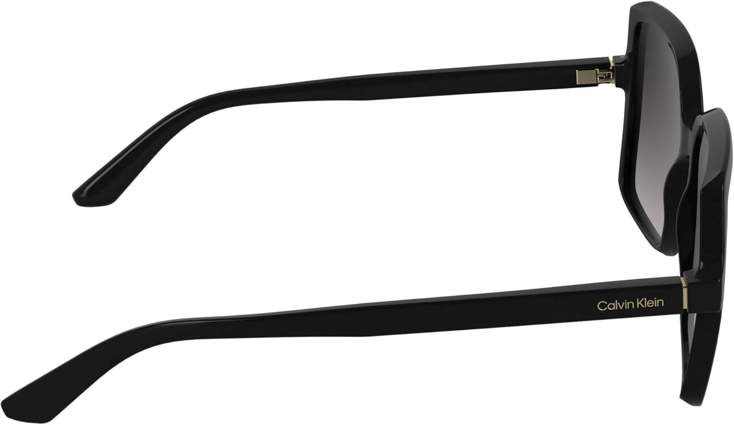 imageCalvin Klein Womens Ck25537s Rectangular SunglassesBlack