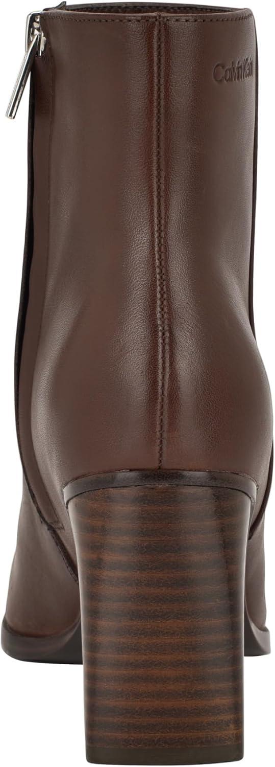 imageCalvin Klein Womens Dezzi Ankle BootDark Brown Leather 201