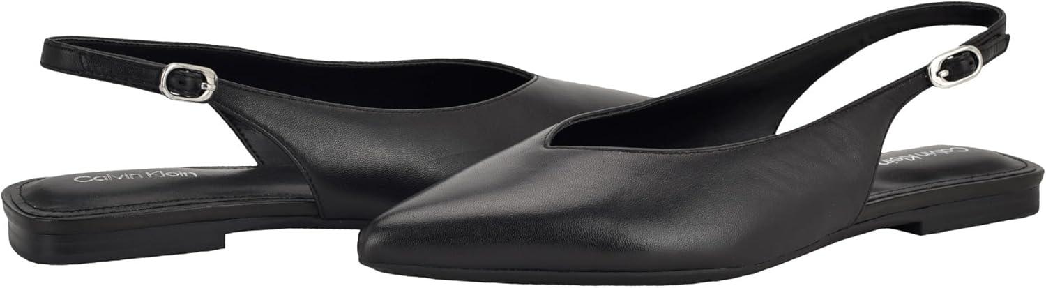imageCalvin Klein Womens Galiana Ballet FlatBlack Leather 002
