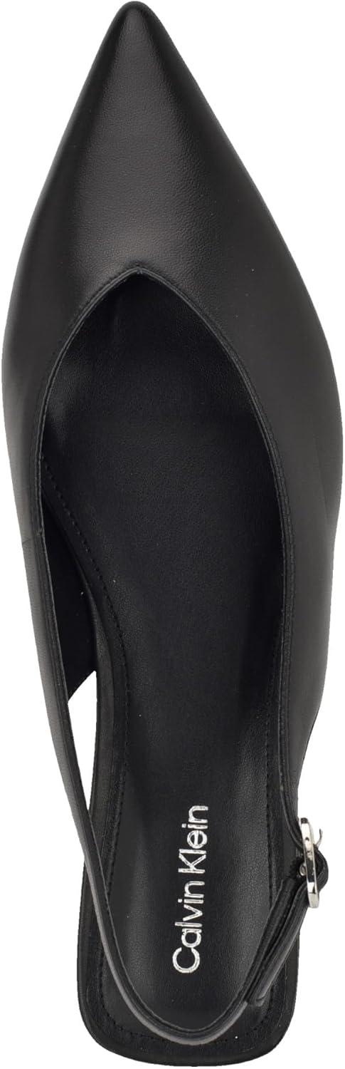 imageCalvin Klein Womens Galiana Ballet FlatBlack Leather 002